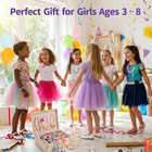 Little Girls Necklace Bracelet  6 Sets Lovely Colorful Beads Jewelry Princess Dr