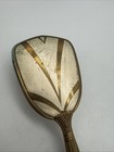 Vintage Ornate Gold Tone Art Deco Style Vanity Dresser Hair Brush 9 5    As Is