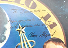 Alan Shepard Signed Official Nasa Wss Apollo 14 Mercury 7 1st American In Space
