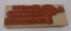 Hampton Art Rubber Stamp If Early Bird Catches Worm I d Rather Eat Cheesecake