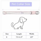 12pcs Lot Small Dog Collars Pet Cat Puppy Nylon Collar Neck  Adjustable Buckle