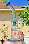 11  Matrix Percolator Glass Water Pipe Bong Tobacco Hookah Bubbler Free Shipping