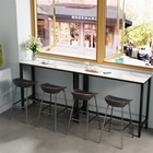 Heavy Duty Adjustable Bar Stools Swivel Chairs Bar Table Kitchen Counter Table