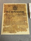 1978 Lord Of The Rings Fellowship Membership Mail-away Hobbit Rare