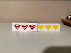   1 10  7 Inch  Scale Superman Decals For Action Figures Permanent Vinyl 