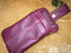 Genuine Soft Leather Eyeglass Case Sunglasses Belt Pouch Glasses Holder Usa