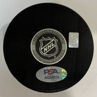 Matthew Schaefer Autographed signed Puck Psa New York Islanders Silver Auto