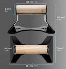 Pullup   Dip Parallettes - Push Up Handles With Ergonomic Solid Wood Handles