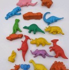 Vintage Lot Rubber Toys Figures Dinosaurs Cars Animals Diener And Other Brands