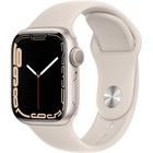 Apple Watch Series 7 Gps 41mm Starlight Aluminum Case With Starlight Sport Ba   