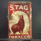 Stag Vintage Tobacco Tin Red Deer Graphic  ever-lasting-ly Good  J p  Lorillard