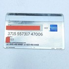 American Express Business Platinum Metal Credit Card Signed Chip Silver 