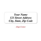 800 Personalized Return Address Labels Printed Text 1 2 X 1 3 4 Inch Plain Text