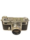 Vintage Contax Zeiss Ikon Camera W  Carl Jena Sonnar 1 1 5 F 5cm Lens   Case