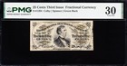 Awesome Crisp Choice Vf   25 Cent Third Issue Fessenden Fractional Note  Pmg 30 