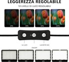 Photography Video Lighting Kit led Studio Streaming Lights W 70 Beads Colorfilte
