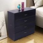 Wooden 4 Drawers Dresser Chest Of Drawers Modern Contemporary Furniture Storage