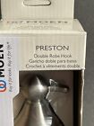 Moen Preston Double Robe Hook In Spot Resist Brushed Nickel