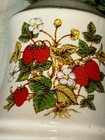 Vintage Ceramic Wild Strawberry Salt   Pepper Shakers Set Made In Japan