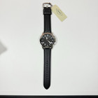 Fossil Grant Fs4812 Chronograph Quartz Analog Black Leather Strap Watch