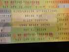 Black Sabbath   Unused Concert Ticket Long Beach Arena April 10  1982