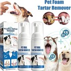 10x Pet Dental Tartar Remover Spray  Dog Cat Foam Teeth Clean Breath Freshener