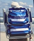 2 Pack Tommy Bahama Backpack Beach Chairs  Morning Blue New
