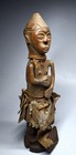Old Kuba Drummer Sculpture Ex Stirner Collection
