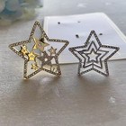 Christian Dior Novelty 2025 Holiday Hair Clips 2pieces Logo Silver Gold Unopened