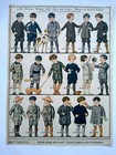 1917 Little Boy Fashion Art Decor Sears Catalog Page Vintage Print Ad