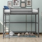 Solid Wood Loft Bed High Sleeper Twin Size Platform Bed Frames Bedroom Furniture