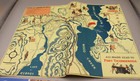 Fort Ticonderoga Pictorial Map Brochure New York Vintage