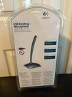 Logitech Usb Desktop Microphone 980186-0403 For Pc Or Mac Skype Certified