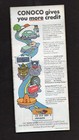 Vintage 1971 Conoco Texas Official Road Map Fold-out Gas Oil Multi-color Usa