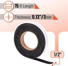 Smoker Gasket 15 Ft 1 2 x1 8  High Temp Grill   Bbq Gasket