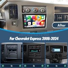 8  Android 13 Carplay Car Stereo Radio For 2008-2024 Chevrolet Express Gps Navi