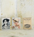 Miniature 1 12 Handcrafted Journal   Art Books   Gilt Edging   3 Book Bundle