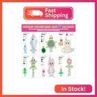 Funtopia Beads For Crafts  Pony Beads Keychain Making Kit  Bead Pets Art Crafts 