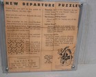 Vintage Snyders Dover Ohio 1952 New Departure Bicycle Brain Teaser Puzzle 