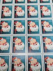 Vtg 1951 Usa-tb Christmas Seals  Full Sheet 100  Mnh  Santa Claus