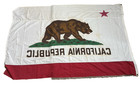 Vtg California Republic American State Bear Vintage Cotton Banner Flag