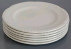 6 Churchill Super Vitrified Ceramic Round Plate White  7 5  Desert Plates  New