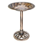28 In Pedestal Bird Bath Outdoor Garden Yard Antique Decor Lightweight Birdbath