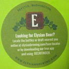 Elysian Brewing  Looking For 4 Inch Beer Coaster  Mat  Seattle  Washington 2015