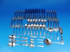 Melrose By Gorham Sterling Silver Flatware Set 10 Service 61 Pieces Dinner Size