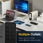 Goldenmate 1000va 600w Lithium Ups Backup Power  Lifepo4  Lcd  8-outlet