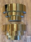 Vintage Mid Century Modern Retro 3 Tiered Wall Sconce Light Fixtures Art Deco St