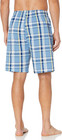 Men s Soft Woven 100  Cotton Elastic Waistband Sleep Pajama Short