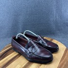 Gh Bass   Co Penny Loafers Shoes Mens Size 11d Burgundy Vintage Usa Made 142