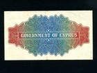 Cyprus p-20 1 Shilling 1945   King George Vi   Ef    